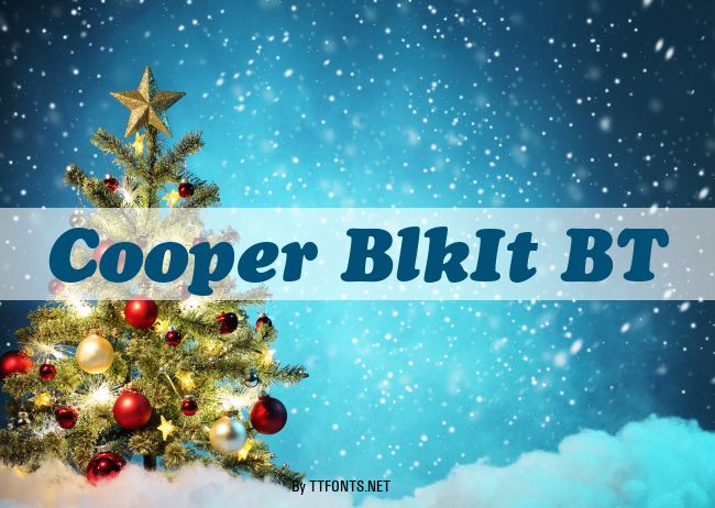 Cooper BlkIt BT example